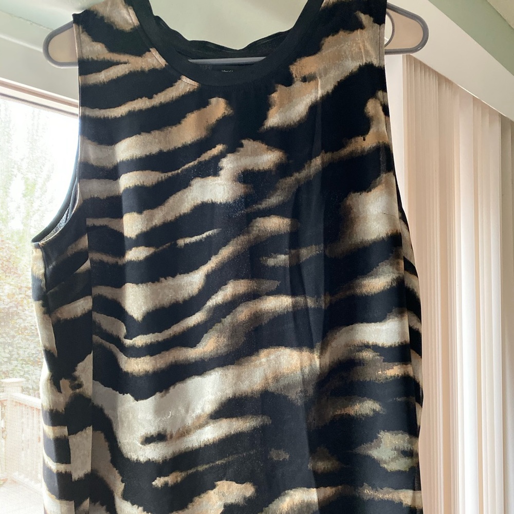Animal print blouse